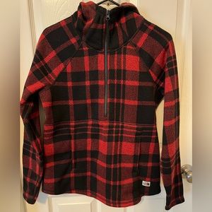The North Face Plaid Half-zip Jacket